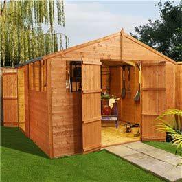 Personnel Lincoln Workshop 10' x 15' Wooden Shed