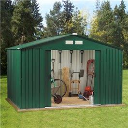 BillyOh Metal Sheds - Clifton 10' x 10' Apex Metal Shed