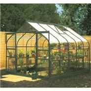 Halls Green Aluminium Supreme 10 x 8 metal Greenhouse