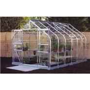 Halls Silver Aluminium Supreme 12 x 8 Double Door Toughened Glass