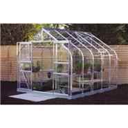 Halls Silver Aluminium Supreme 14 x 8 Double Door Toughened Glass