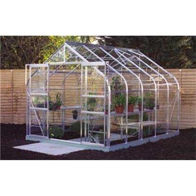 Halls Silver Aluminium Supreme 14 x 8 Double Door Toughened Glass