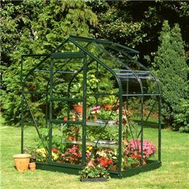 Halls Green Aluminium Supreme 4 x 6 Metal Greenhouse