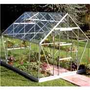 Halls Silver Aluminium Universal 10 x 8 Metal Greenhouse