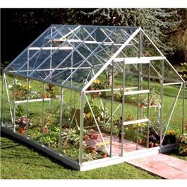 Halls Silver Aluminium Universal 10 x 8 Greenhouse