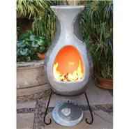 Gardeco Elements Water Clay Chiminea