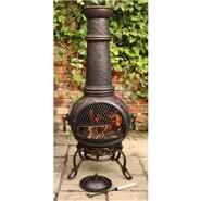 Gardeco Toledo Cast Iron Grape Chiminea 