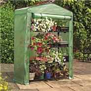 Gardman 4 Tier Extra Wide Greenhouse with Reinforced Cover