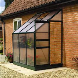 6 x 4 Lean-to Greenhouse Metal Greenhouse