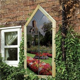 Garden Mirror Gothic Window