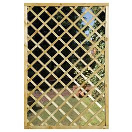 The Garden Mirror Lattice Screen