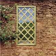 Garden Mirror Latice Window
