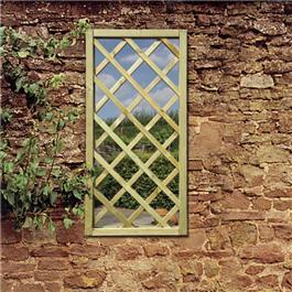 Garden Buildings Direct  Garden Mirror Latice Window