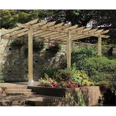 The Lean to Car Port Pergola