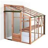 Growhouse Lean To Cedar Greenhouse