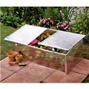 Halls Silver Aluminium Cold Frame with Polypropylene Glazing
