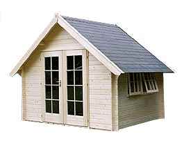 Hillhout Fryslan Shingle Roof Log Cabin