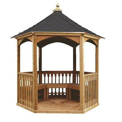Home Garden Structures Gazebos Jagram Brompton Tiled Gazebo