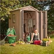 Keter Plastic Shed - Apex 6 x 4 Plastic Garden Shed