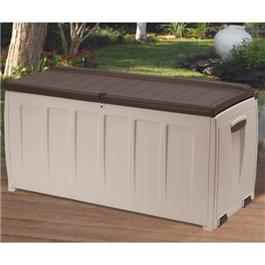 Garden Storage Box Light Brown Beige