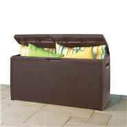 Keter Rattan Style Garden Storage Box - 265 Litre Capacity