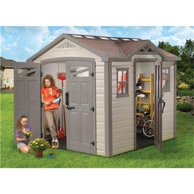Keter Plastic Sheds - Summit 8 x 9 Plastic Garden Shed