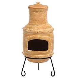 Lifestyle Monterrey Clay Chiminea