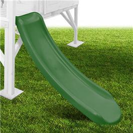 1.15m Plastic Slide - Forest Green