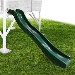 1.78m Plastic Slide - Forest Green