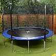 12ft  Mad Dash Round Optimum Trampoline with Enclosure & Cover