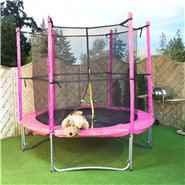 Mad Dash 8ft Pink Trampoline