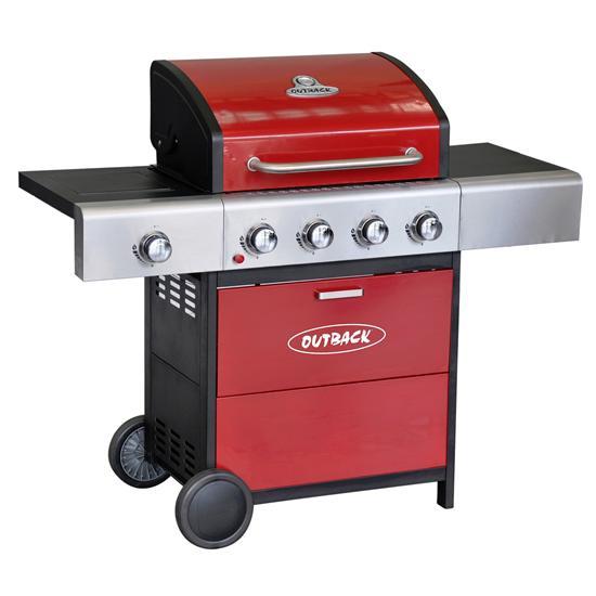 Outback Meteor 4 Burner Gas BBQ Barbecue