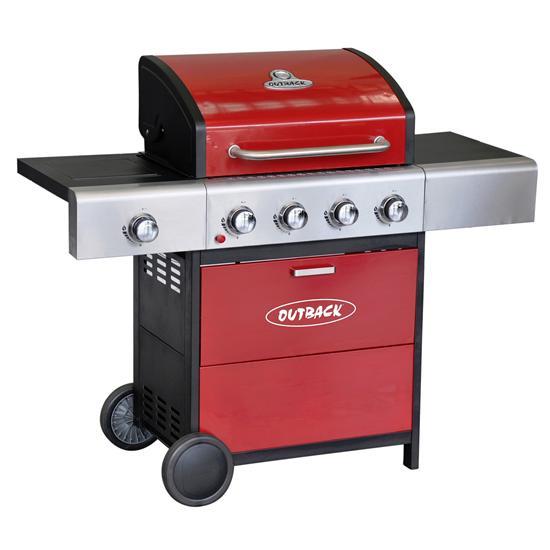 Outback Meteor 4 Burner Gas BBQ Barbecue