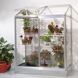 Palram Polycarbonate Glazed Lean To Greenhouse