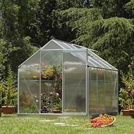 Palram Multi Line 6'x4' Polycarbonate Glazed Greenhouse Metal Greenhouse