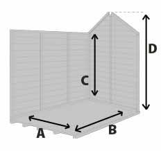 BillyOh Ashington 6 x 4 Metal Shed - Best Sellers - Garden Buildings 