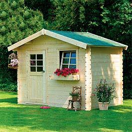 Solid Saran Log Cabin