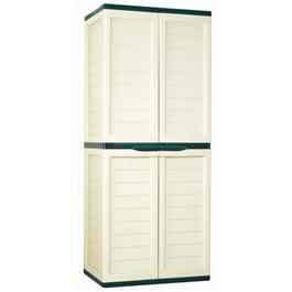 Utility Cabinet with 3 Shelves Plastic Storage