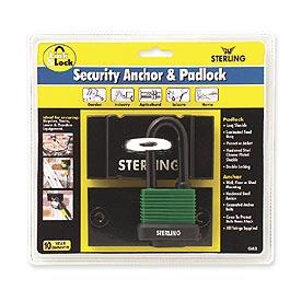 Security Anchor and Padlock Security Alarms, Locks and Lighting