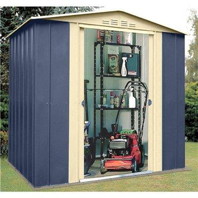 Home Garden Sheds Canberra Mountain Blue Apex Metal Shed