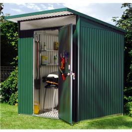 Avantgarde Medium Heavy Duty Metal Shed 6x7 - Metallic Silver