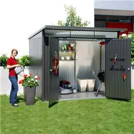 Garden Sheds Biohort Avantgarde XX Large 9 x 12 - Metallic Silver