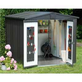 Biohort Europa 4A Metal Shed 3.16m x 1.56m Dark Grey