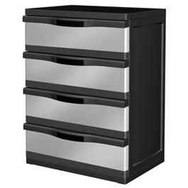 Keter 4 Drawer Cabinet - Plastic Storage Drawers