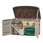 Keter Store it Out XL Plastic Garden Storage Box Green & Beige - 1300