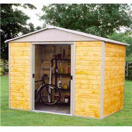 Yardmaster Wood-Lap Metal Frame Shed