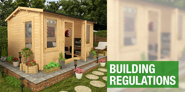 Building Regulations with a BillyOh shed on a patio