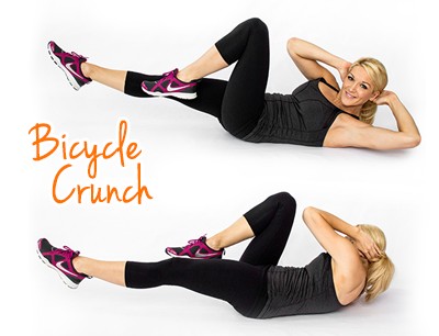 air bicycle crunch
