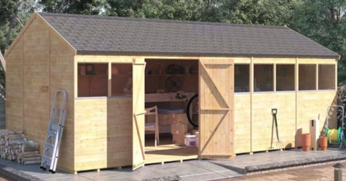 7 Best Large Wooden Sheds for DIY 2020 Garden Buildings Direct