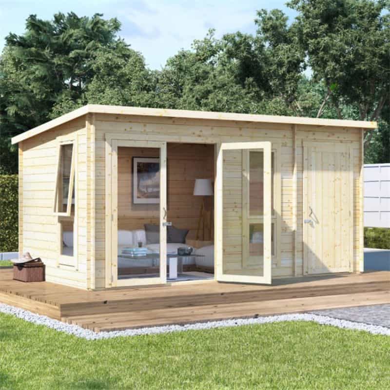 BillyOh Tianna Log Cabin Summerhouse with Side Store
